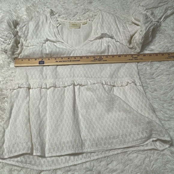 Anthropologie | Maeve | Angela Ruffled Peasant Blouse - Picture 8 of 9